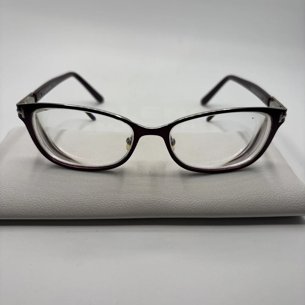 Tom Ford TF5282 083 Burgundy Women's Eyeglasses Frame 52-16-135mm Italy #C416
